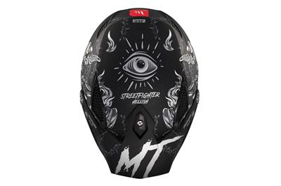 Mt Streetfighter Sv Hrllish B2 Mat Çene Açılır Kask