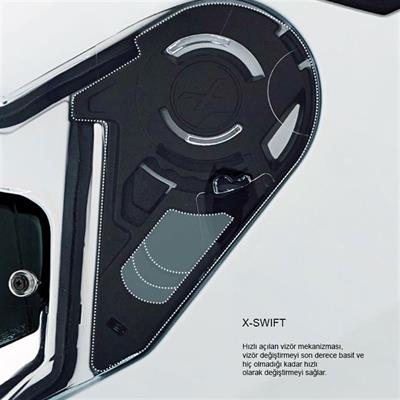 Nexx SX.100 Gigabot Full Face Motosiklet Kaskı