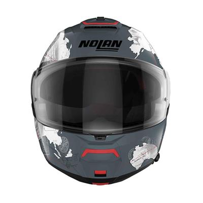 Nolan N100-6 Legend Checa N-COM 030 Çene Açılır Kask