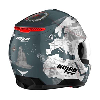 Nolan N100-6 Legend Checa N-COM 030 Çene Açılır Kask