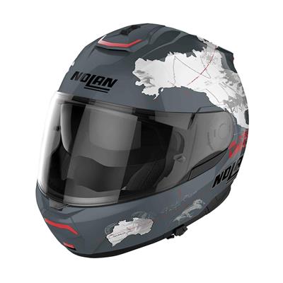 Nolan N100-6 Legend Checa N-COM 030 Çene Açılır Kask