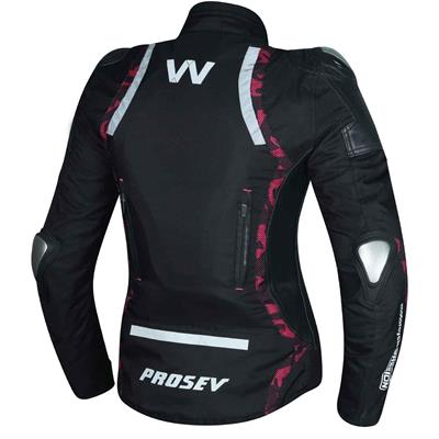 Prosev W51A Rose Kadın Deri Motosiklet Montu