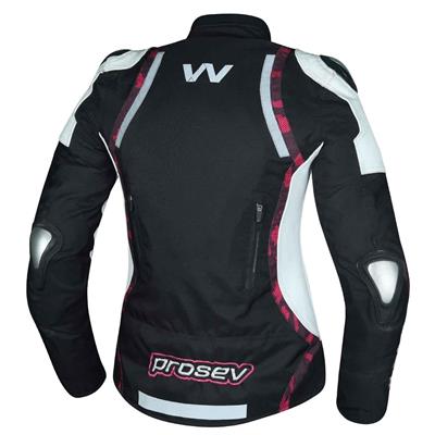 Prosev W51A Rose Kadın Deri Motosiklet Montu