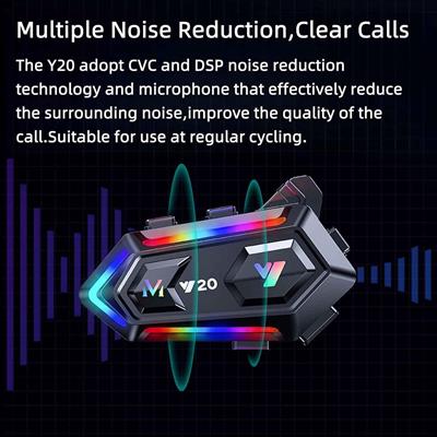 Prosev Y20 Kask Bluetooth Kulaklık Mikrofon Seti - Interkom