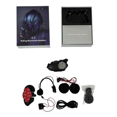 Road Life X3 Kameralı  Motosiklet Kask Bluetooth Intercom Seti