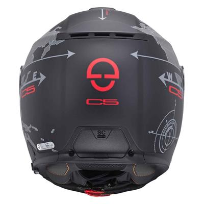 Schubert C5 Globe Black Çene Açılır Motosiklet Kask