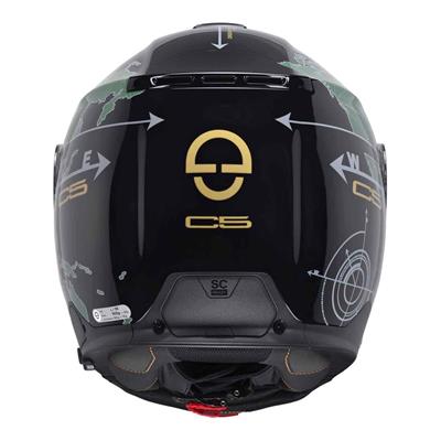 Schubert C5 Globe Green Çene Açılır Motosiklet Kask