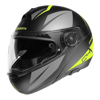Schuberth C4 Pro Merak Yellow Çene Açılır Motosiklet Kaskı