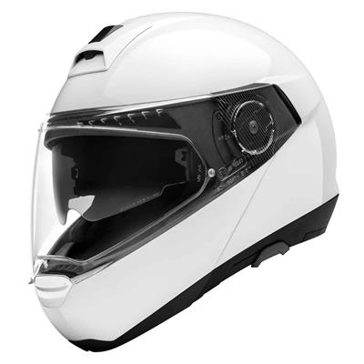 Schuberth C4 Pro Parlak Beyaz Çene Açılır Motosiklet Kaskı