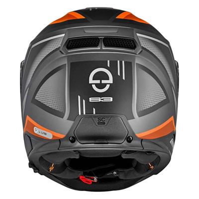 Schuberth S3 Storm Orange Kapalı Motosiklet Kaskı