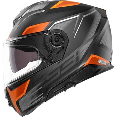 Schuberth S3 Storm Orange Kapalı Motosiklet Kaskı