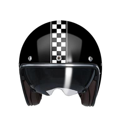 Shiro Jet&Cafe SH-SAGA RudeBoy Açık Motosiklet Kaskı + Terek