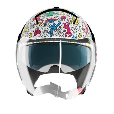 Shiro SH-64sv Tokio Doodle Açık Motosiklet Kaskı