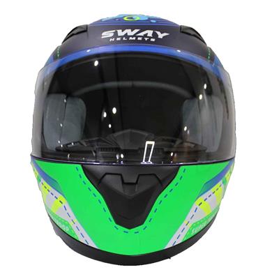 Sway 815 Mat Alien Çocuk Motosiklet Kaskı