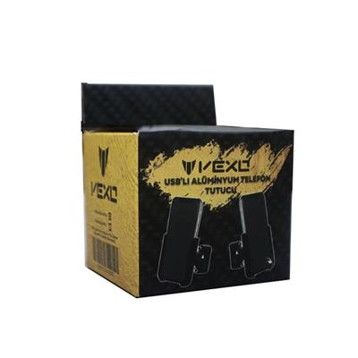 Vexo CS-856C1 Alümünyum Telefon Tutucu - Gidon Bağlantılı
