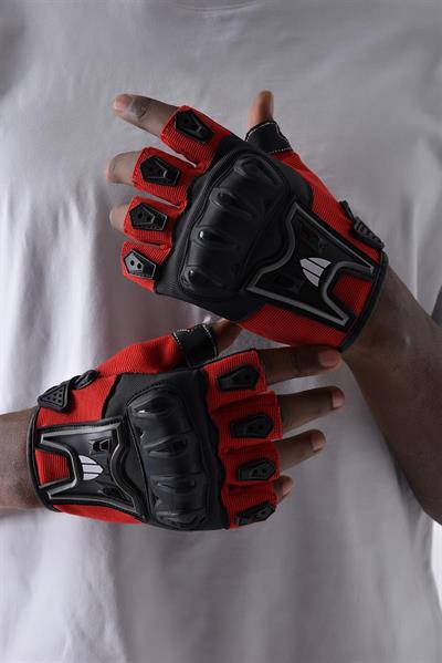 Vexo Santa Kısa Parmak Motosiklet Eldiveni