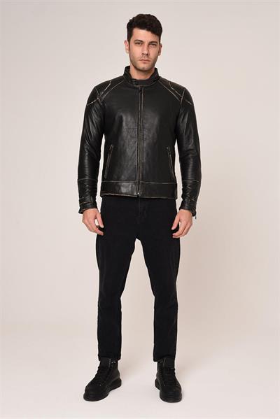 Vexo Vintage Deri Motosiklet Montu