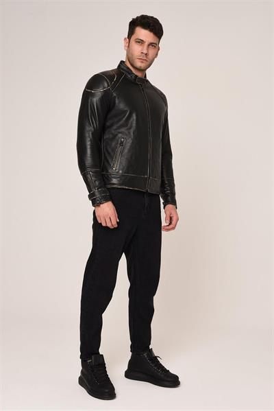 Vexo Vintage Deri Motosiklet Montu