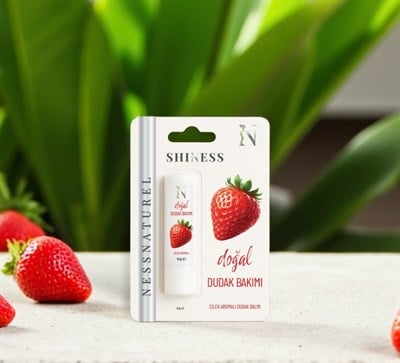 Shiness Dudak Balm Renkli Çilek Aromalı