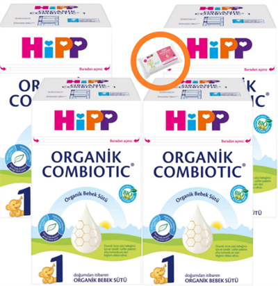 Hipp 1 Organik Combiotic Bebek Sütü 600Gr x4Adet