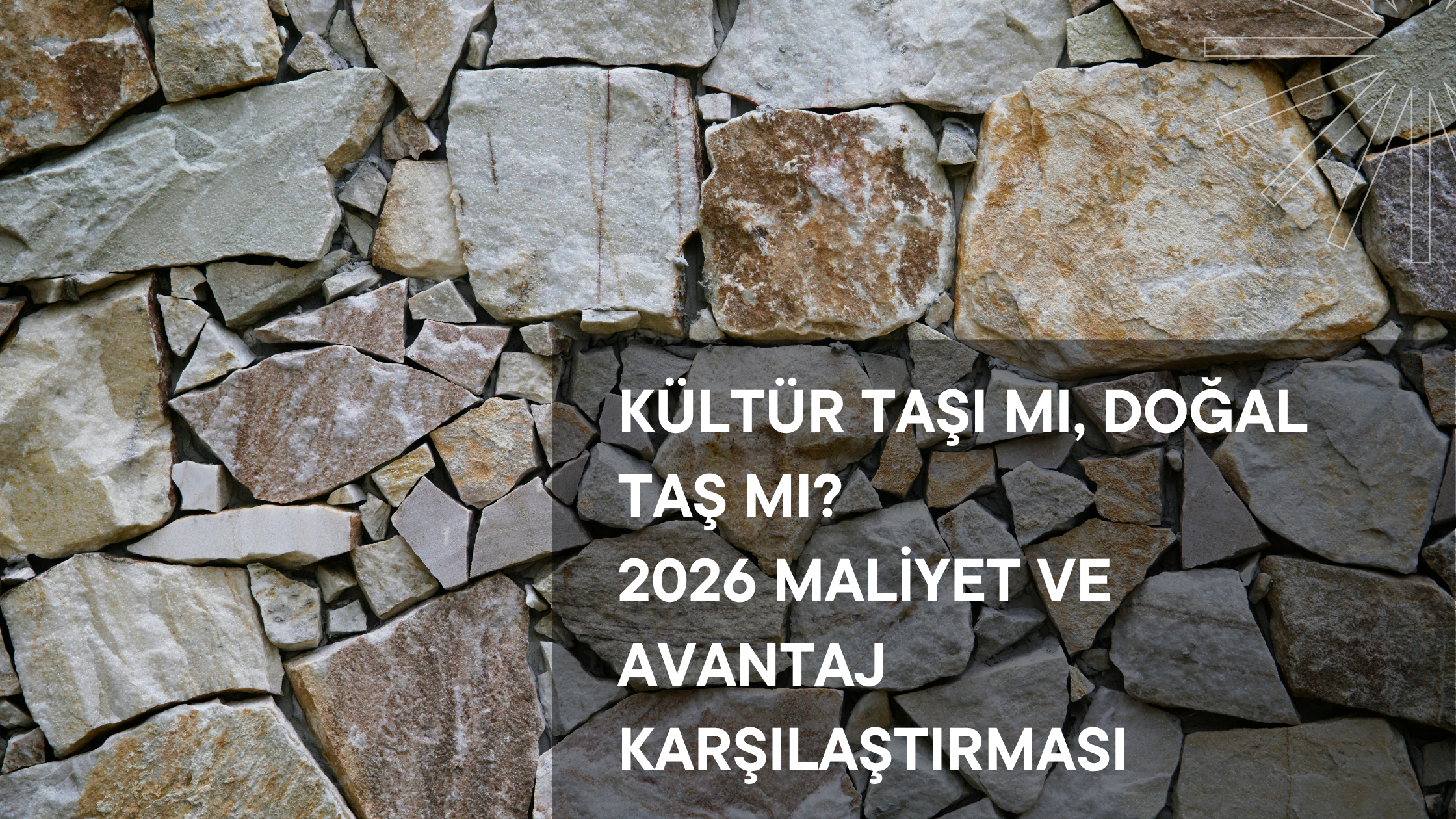 kultur tasi dogal tas karsilatirma