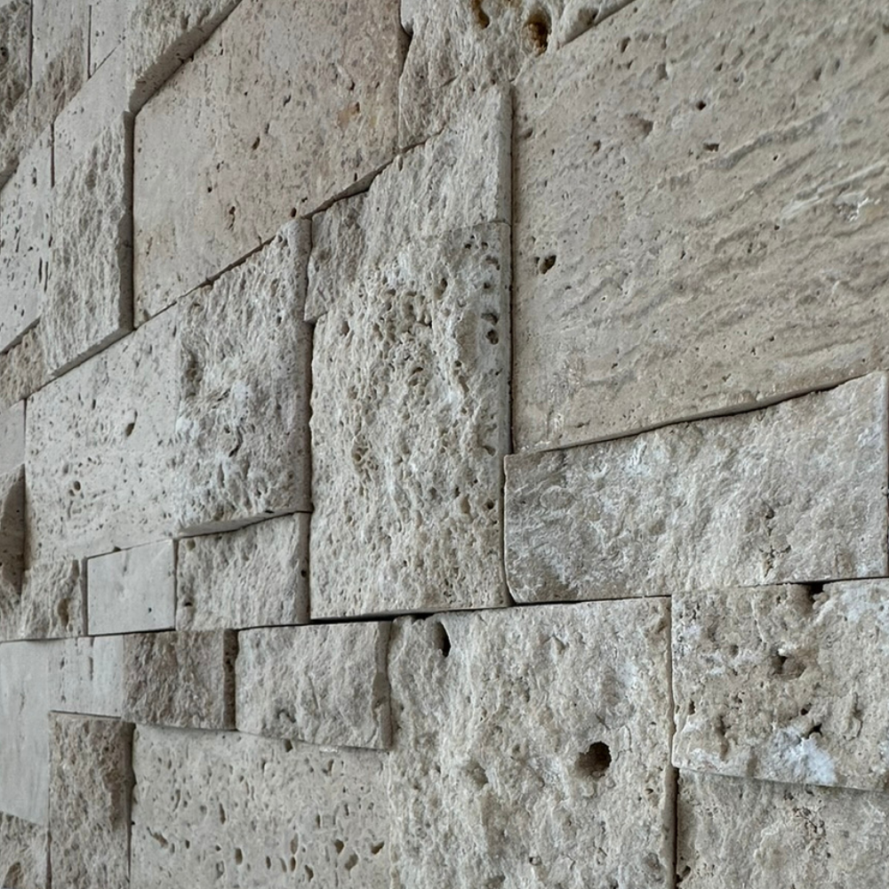 Ledger Bricks Split Face Patlatma Taş Traverten
