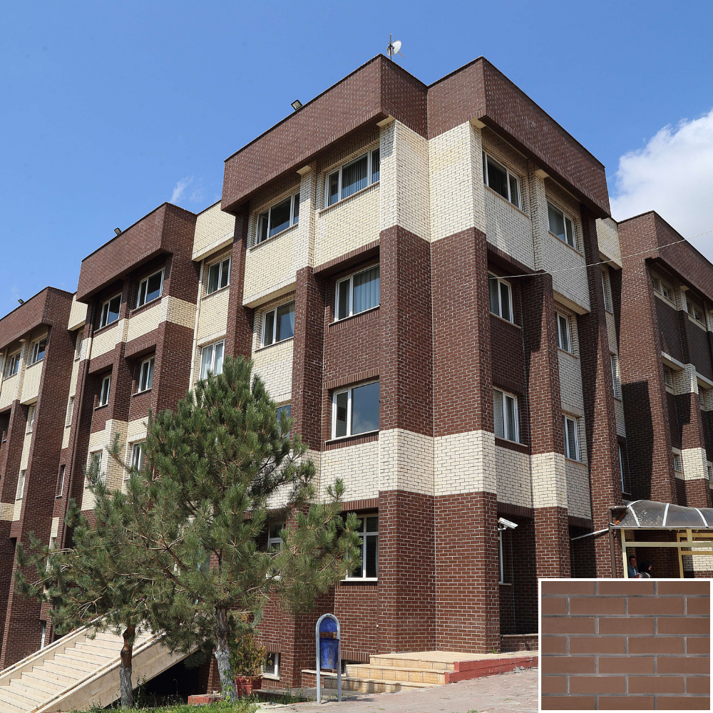 Düz Kahverengi Kaplama Tuğla