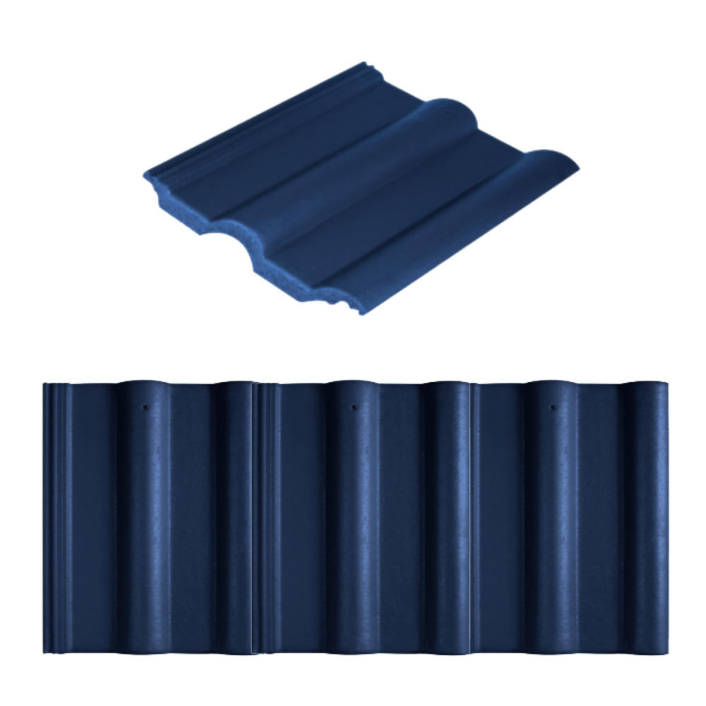 Frig Deniz Mavi Beton Kiremit