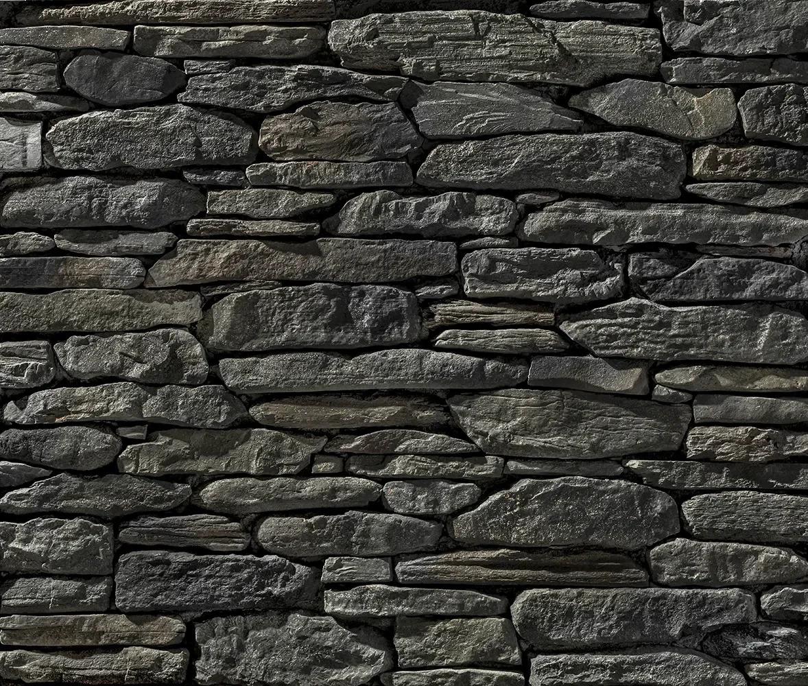 Montanoso Gray Obsidian Dekoratif Taş - Yapay Taş - Kültür Taşı | Stonewrap