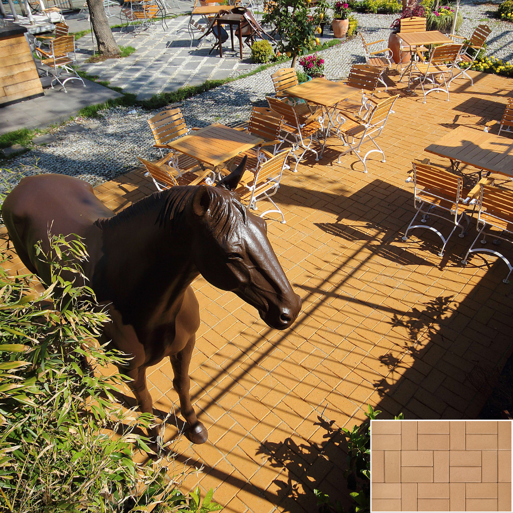 Naturel Sarı Taban Tuğla