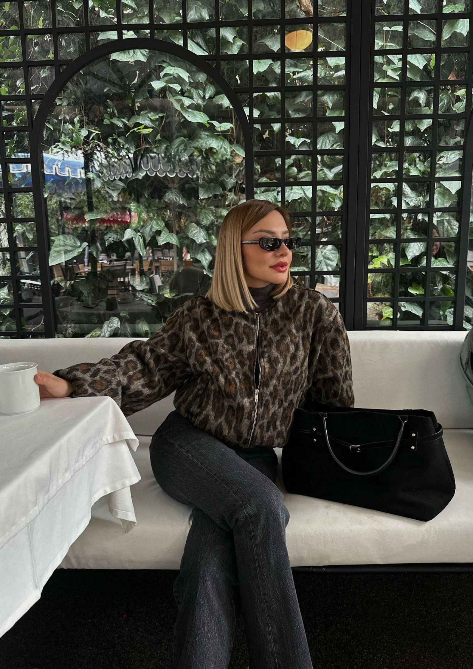 Leopar desenli mont