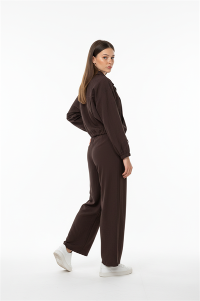 Beli Lastikli Oysho Pantolon KAHVE