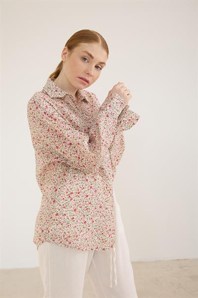 Desenli Uzun Kollu Gömlek ÇITIR DESEN