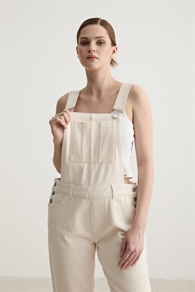 Gabardin Kadın Salopet TAŞ