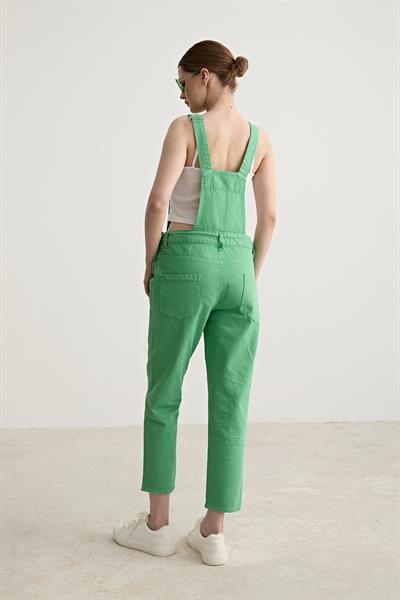 Gabardin Kadın Salopet YEŞİL