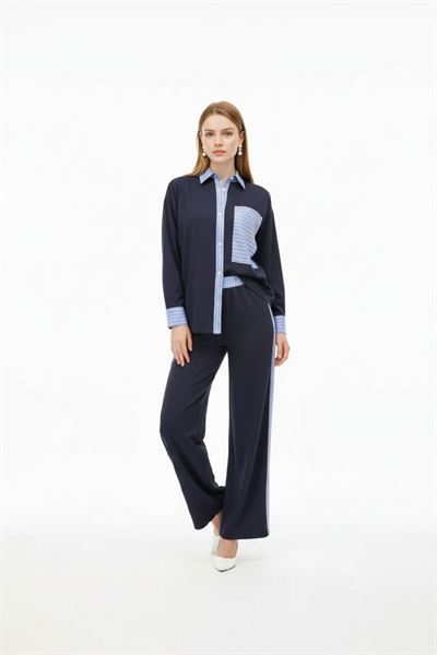 Garni Takım Gömlek LACİVERT