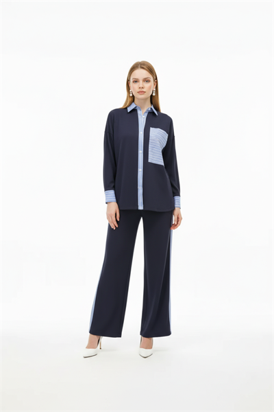 Garni Takım Gömlek LACİVERT