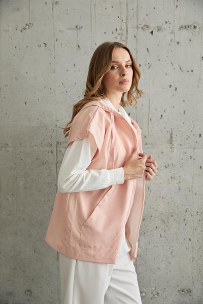 Kadın Garni Detaylı Sweatshirt EKRU-PUDRA