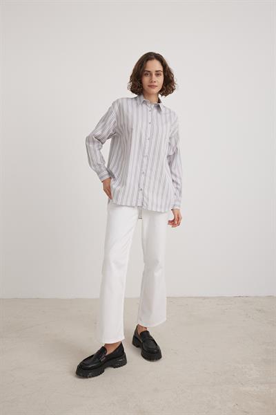 Kadın Oversize Gömlek GRİ
