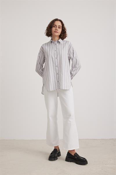 Kadın Oversize Gömlek GRİ