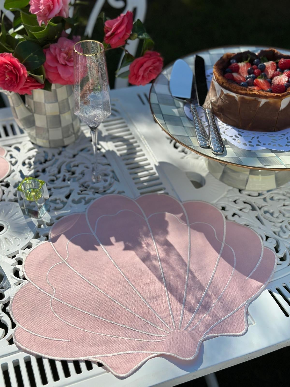 Perla 2li Amerikan Servis Pembe