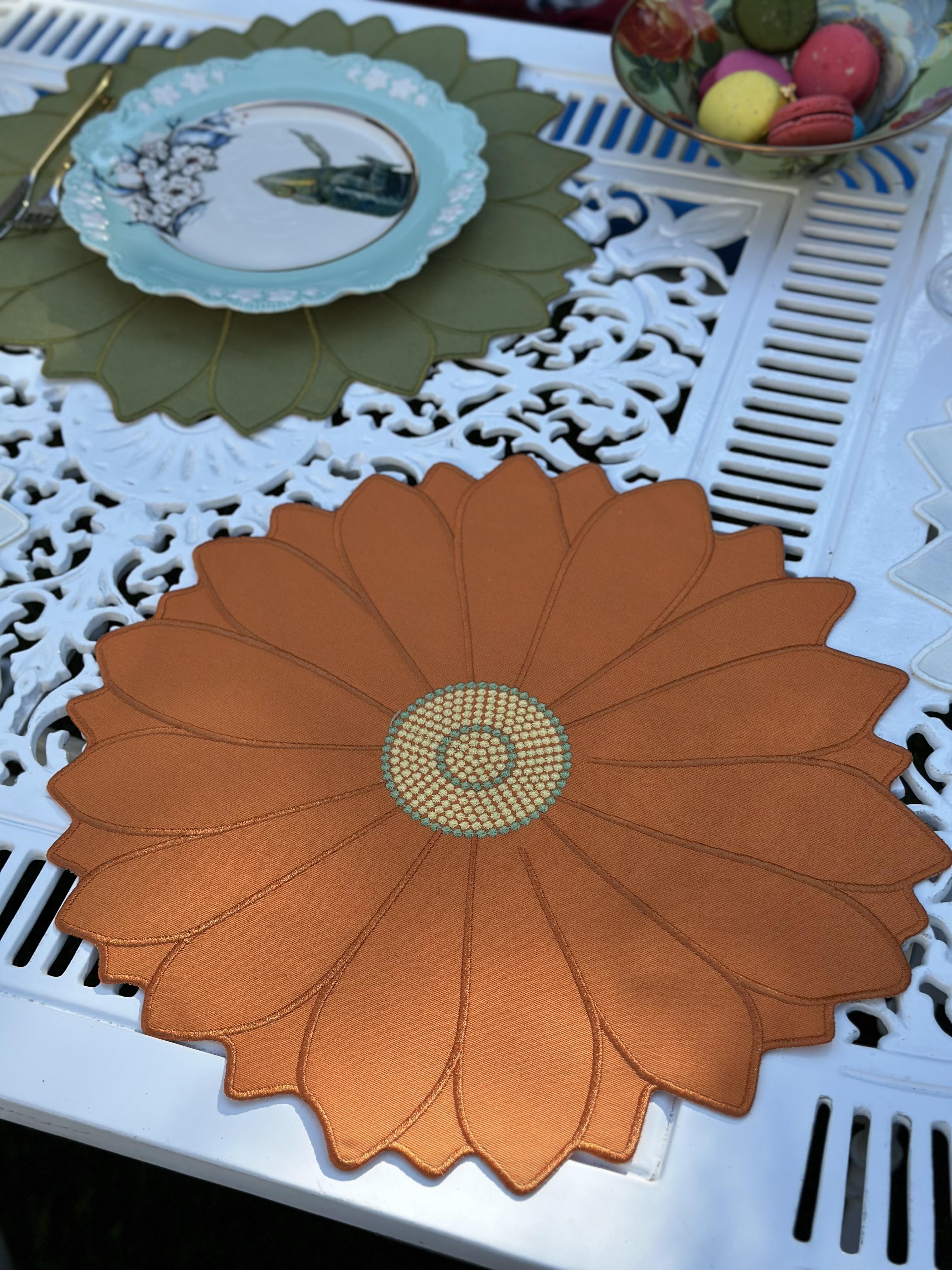 Refcrea Papatya Model Amerikan Servis 2'li Turuncu