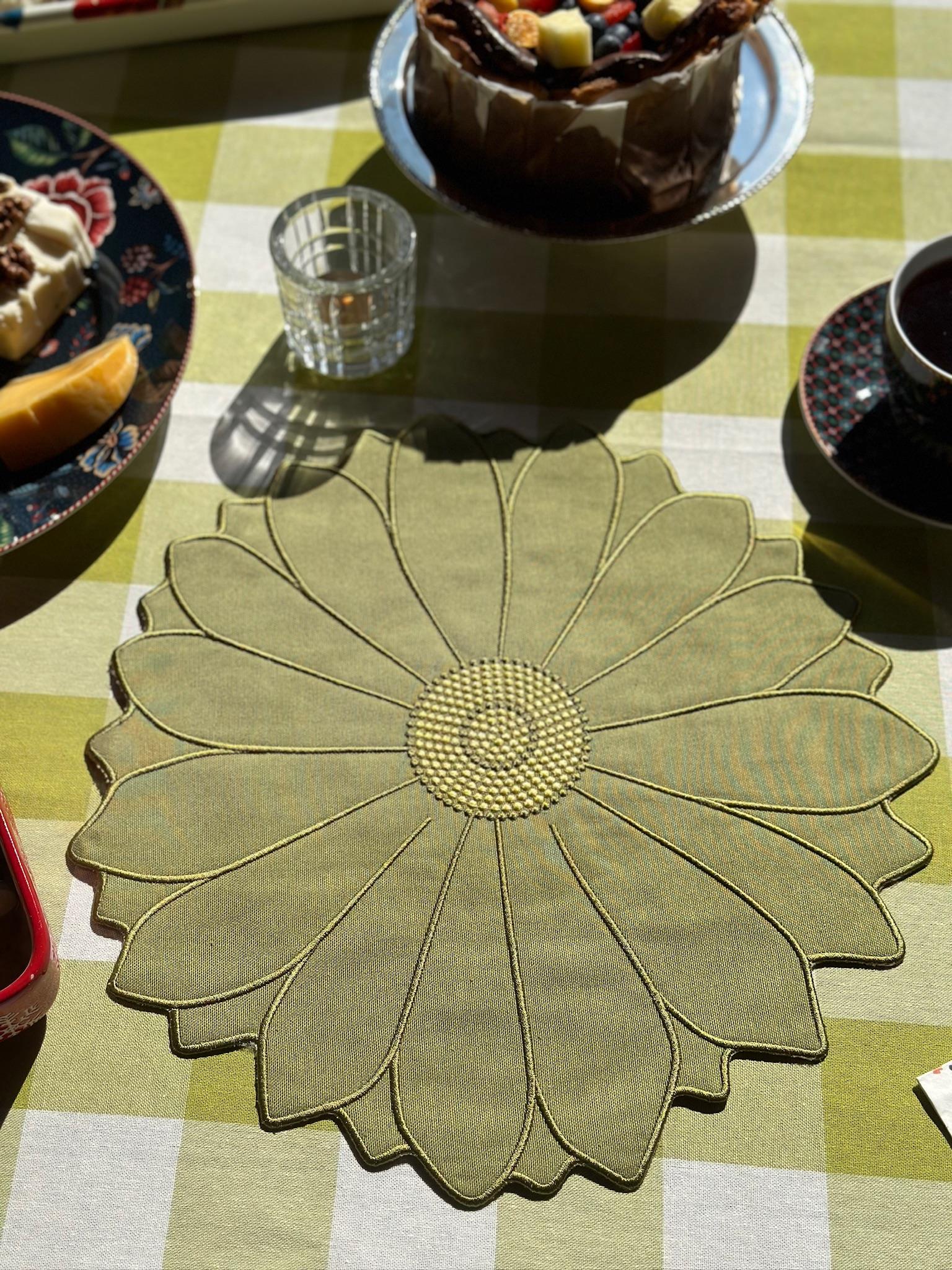 Refcrea Papatya Model Amerikan Servis 2'li Yeşil