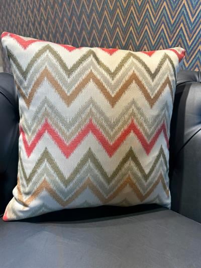 Zenith Zigzag Desenli Kırlent Kılıfı