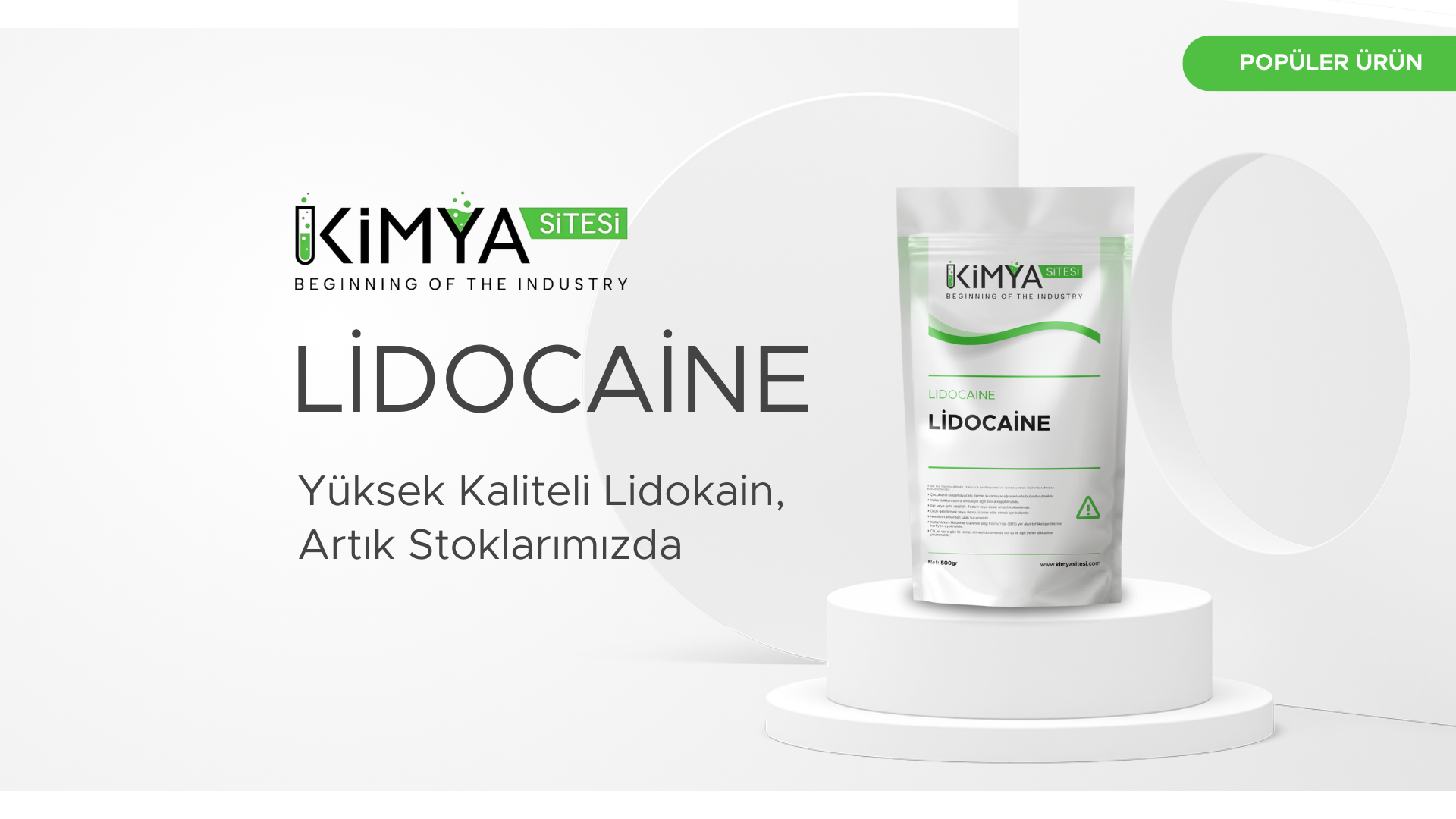 Lidocaine - Yüksek Kaliteli Lidokain - KİMYASİTESİ