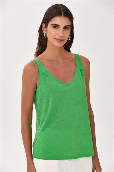 Askılı V Yaka Bluz 025-1037