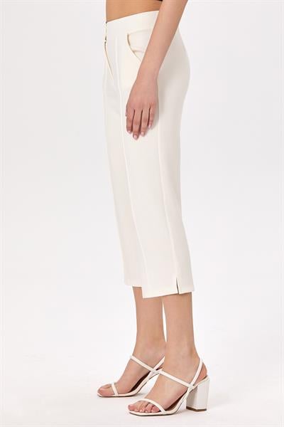 Beli Çıtçıtlı Cep Detaylı Pantolon 025-2015