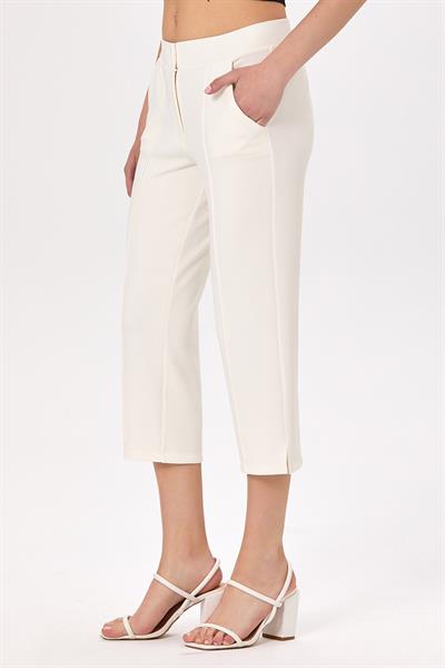 Beli Çıtçıtlı Cep Detaylı Pantolon 025-2015