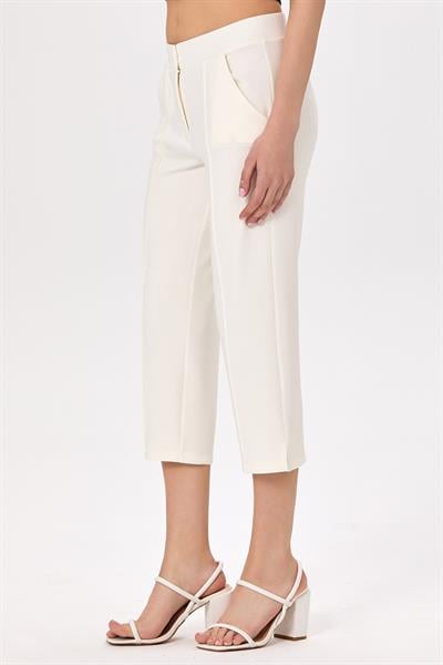 Beli Çıtçıtlı Cep Detaylı Pantolon 025-2015