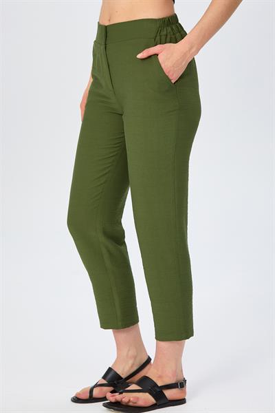 Beli Çıtçıtlı Cepli Pantolon 026-3507